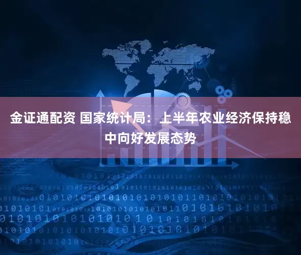 金证通配资 国家统计局：上半年农业经济保持稳中向好发展态势