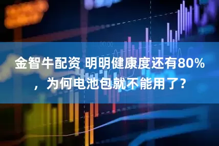 金智牛配资 明明健康度还有80%，为何电池包就不能用了？